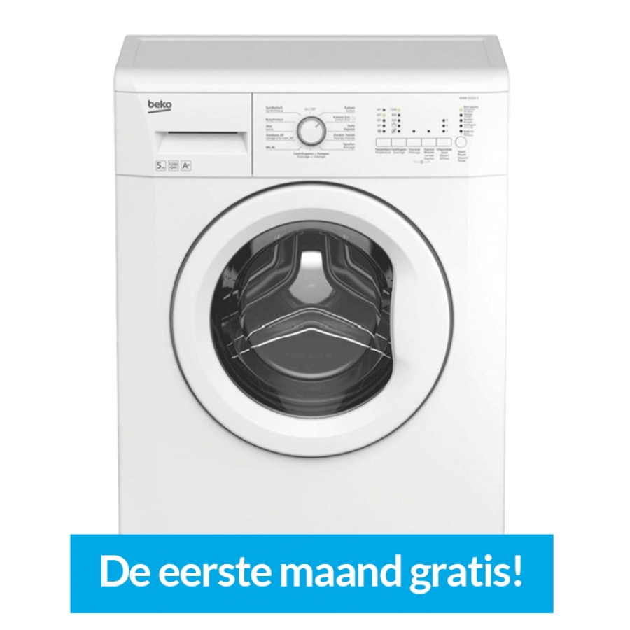 Standaard wasmachine 1400 toeren 5 kg
